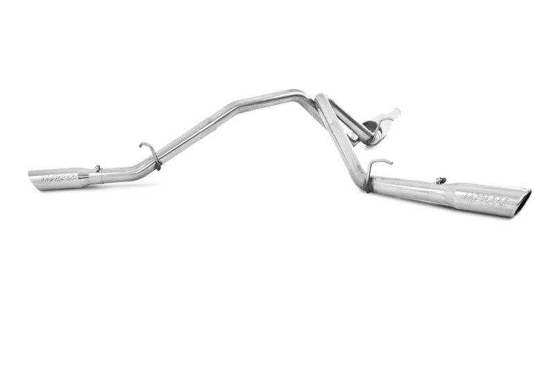 MBRP PS5082409 - MBRPS5082409 - MBRP 14 Chevy/GMC 1500 Silverado/Sierra 4.3L V6/5.3L V8 Dual Split Side T409 3in Cat Back Exhaust - Shipped in Europe - Tuningsupply.com