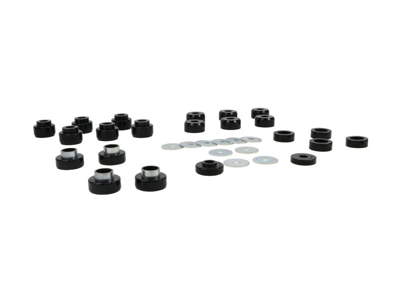 Whiteline W93541 - WHLW93541 - Whiteline 1987-1995 Jeep Wrangler Body Mount Bushing Set - Shipped in Europe - Tuningsupply.com