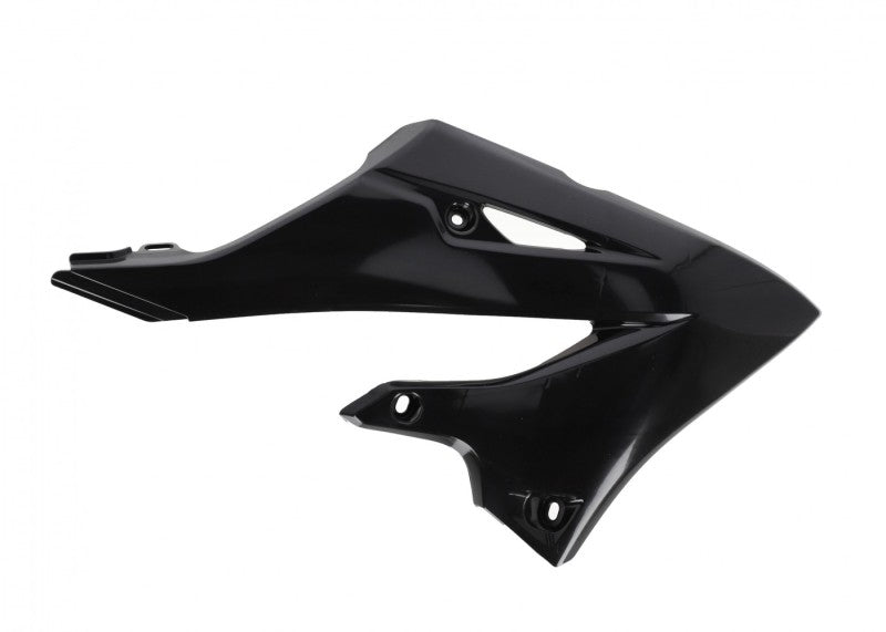 Cycra 1CYC-1786-12 - CYC1CYC-1786-12 - Cycra 22+ Yamaha YZ125-250/X Replica Radiator Shrouds - Black - Shipped in Europe - Tuningsupply.com