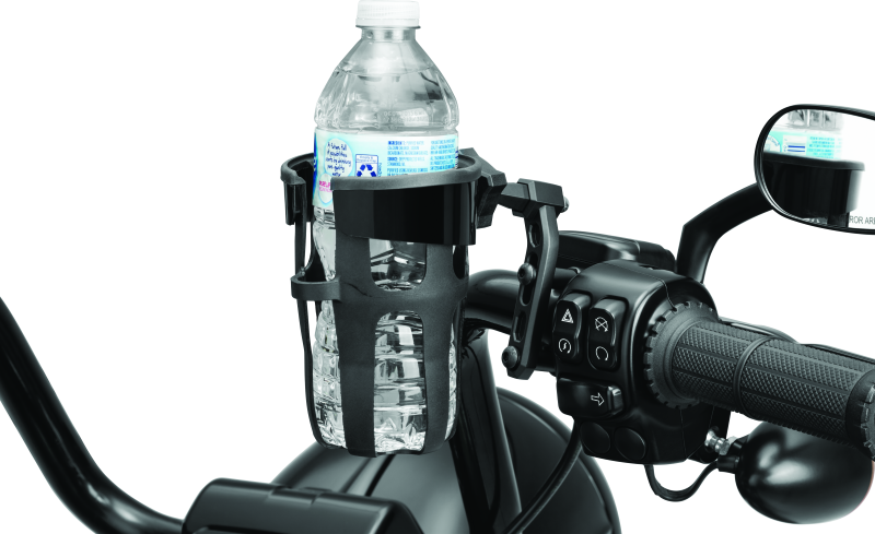 Kuryakyn 6485 - KUR6485 - Kuryakyn Reflex Drink Holder Perch Mount Black - Shipped in Europe - Tuningsupply.com