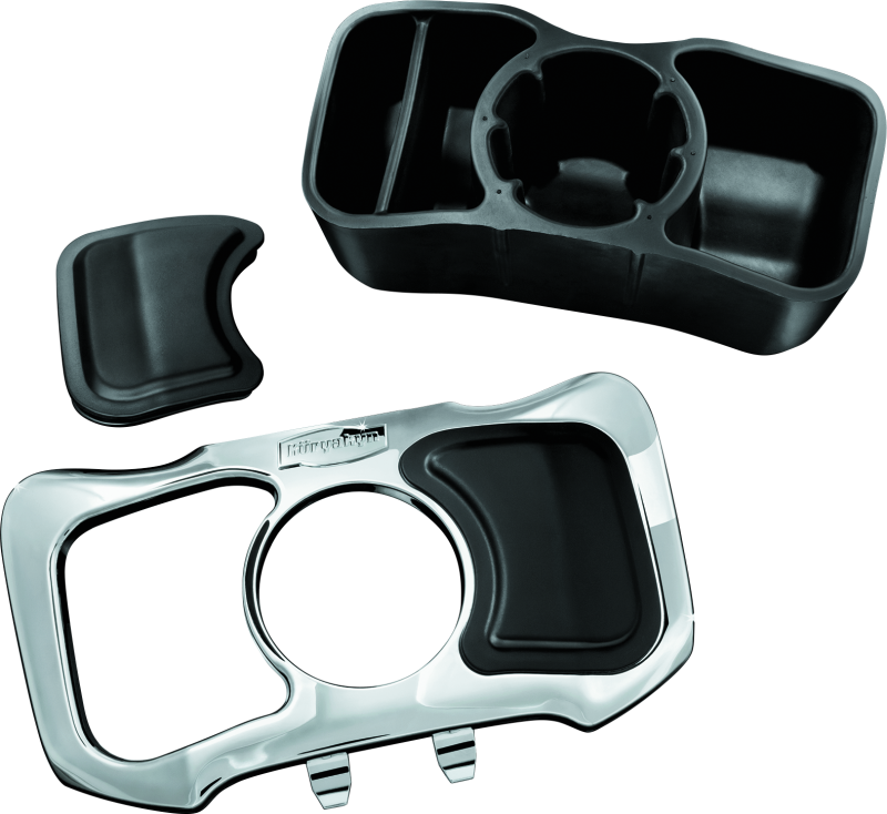 Kuryakyn 1669 - KUR1669 - Kuryakyn Glove Box Cubby For 12-17 GL1800 Chrome - Shipped in Europe - Tuningsupply.com