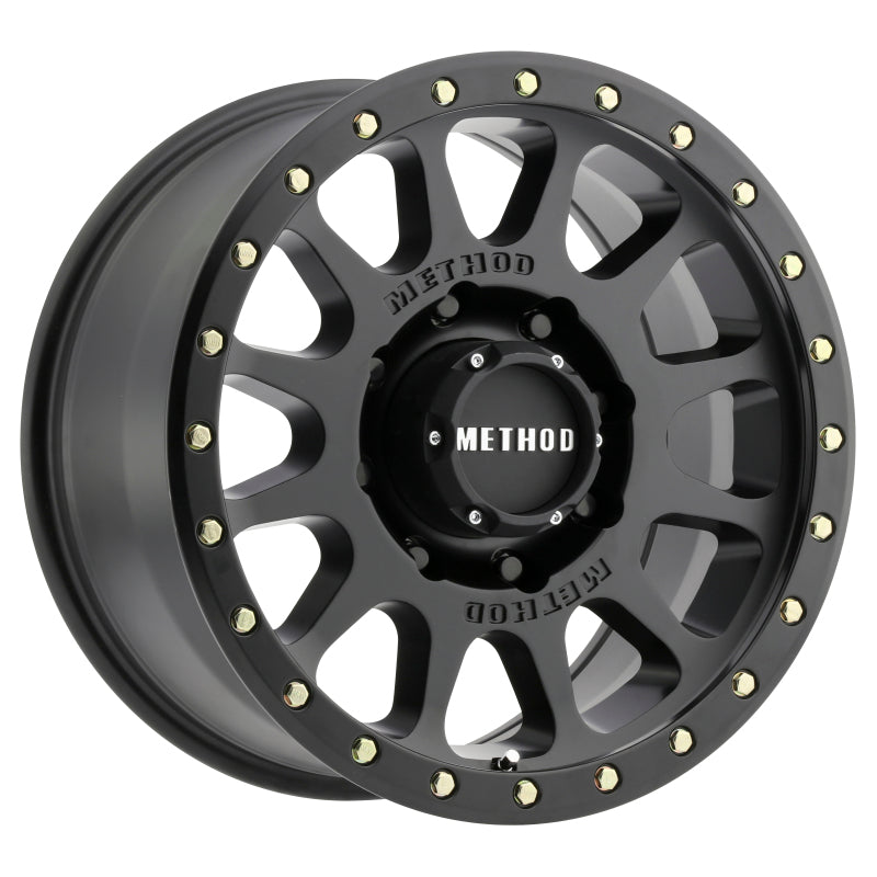 Method Wheels MR30589080518H - MRWMR30589080518H - Method MR305 NV HD 18x9 +18mm Offset 8x6.5 130.81mm CB Matte Black Wheel - Shipped in Europe - Tuningsupply.com