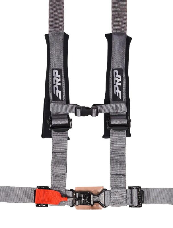 PRP Seats - PRPSB4.2LL-S - PRP 4.2 Harness with Latch / Link Lap Belt- Silver - Shipped in Europe - Tuningsupply.com