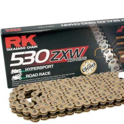 RK Chain GB530ZXW-120 - RKCGB530ZXW-120 - RK Chain GB530ZXW-120L XW-Ring - Gold - Shipped in Europe - Tuningsupply.com