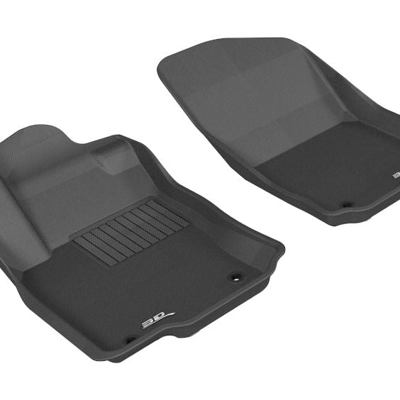 3D MAXpider L1MB02911509 - ACEL1MB02911509 - 3D MAXpider 2012-2018 Mercedes-Benz GLE-Class/GLS-Class/ML-Class Kagu 1st Row Floormat - Black - Shipped in Europe - Tuningsupply.com