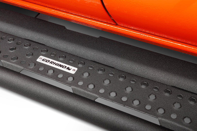 Go Rhino D60080T - GORD60080T - Go Rhino Dominator Extreme D6 SideSteps - Tex Blk - 80in - Shipped in Europe - Tuningsupply.com