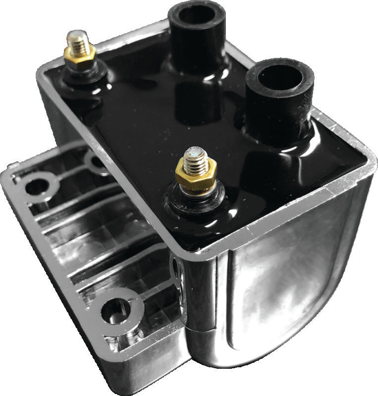 TwinPower 210535 - TWP210535 - Twin Power 65-79 Big Twin and XL Ignition Coil Chrome Replaces H-D 31609-65A 5 Ohm - Shipped in Europe - Tuningsupply.com