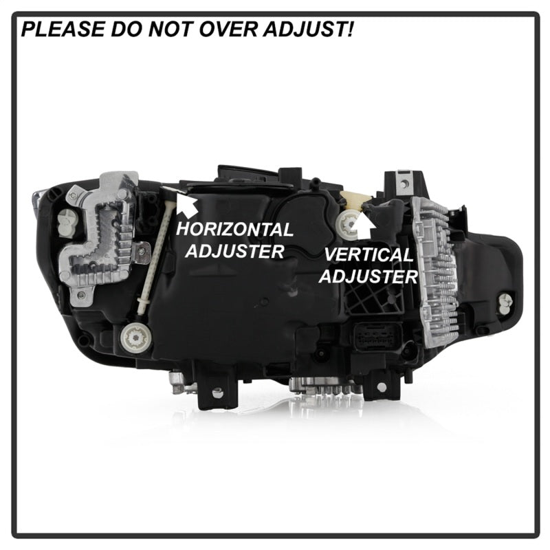 SPYDER 9948534 - SPY9948534 - Spyder BMW F30 3 Series 4Dr LED Projector Headlights Chrome PRO-JH-BF3012H-4D-LED-C - Shipped in Europe - Tuningsupply.com