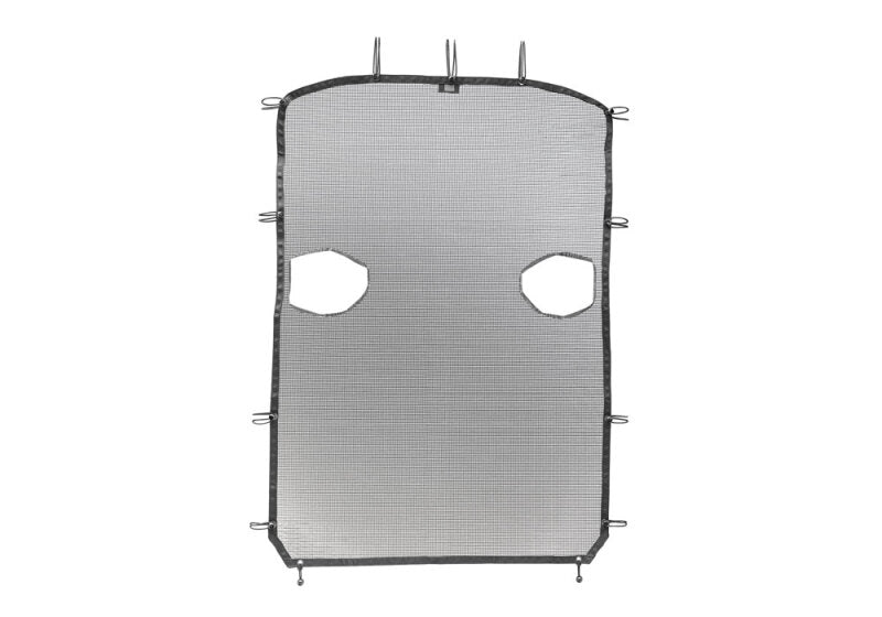 Rampage 92525 - RAM92525 - Rampage 2018-2019 Jeep Wrangler(JL) Unlimited Sport 4-Door Mesh Shade Top - Extended - Black - Shipped in Europe - Tuningsupply.com