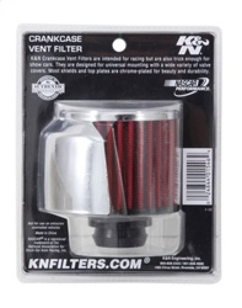 K&N Engineering 62-1516 - KNN62-1516 - K&N 1in Flange L x 3in OD x 2.5in Height Clamp On Crankcase Vent Filter - Shipped in Europe - Tuningsupply.com