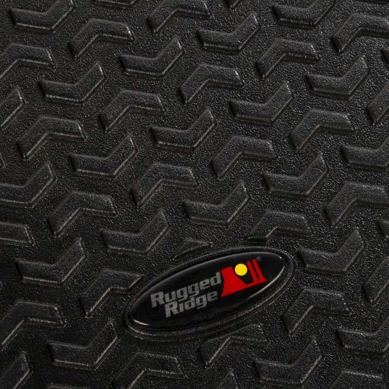Rugged Ridge 12975.49 - RUG12975.49 - Rugged Ridge Floor Liner Cargo Black 18-21 Jeep Wrangler JL 4 Dr (Excl. 4XE Models) - Shipped in Europe - Tuningsupply.com