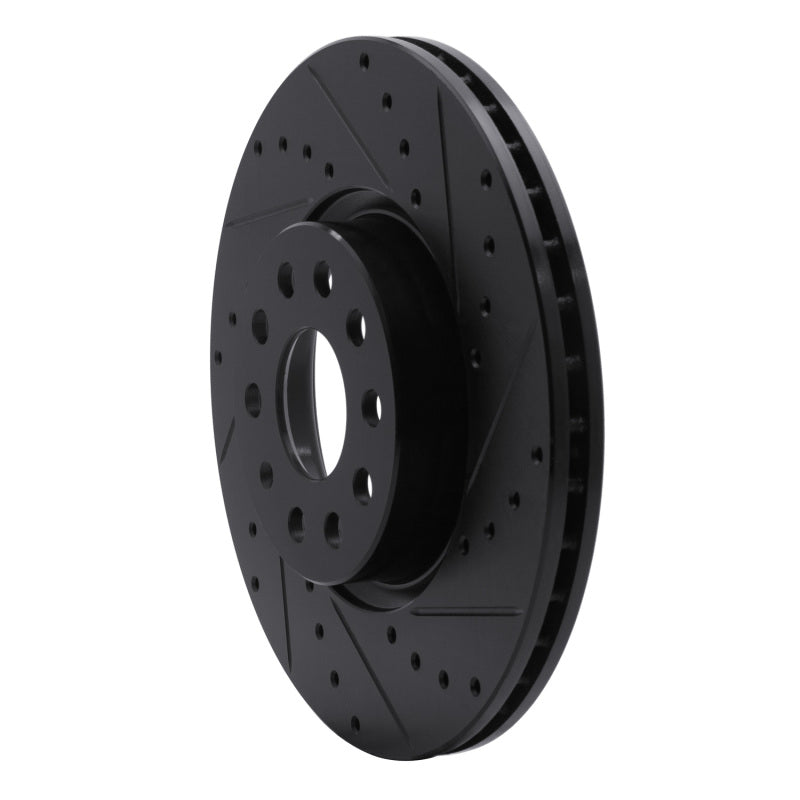 R1 Concepts 633-74053R - RNC633-74053R - R1 2005-2025 Audi A3 Quattro Front Right Drilled & Slotted Black Brake Rotor - Shipped in Europe - Tuningsupply.com