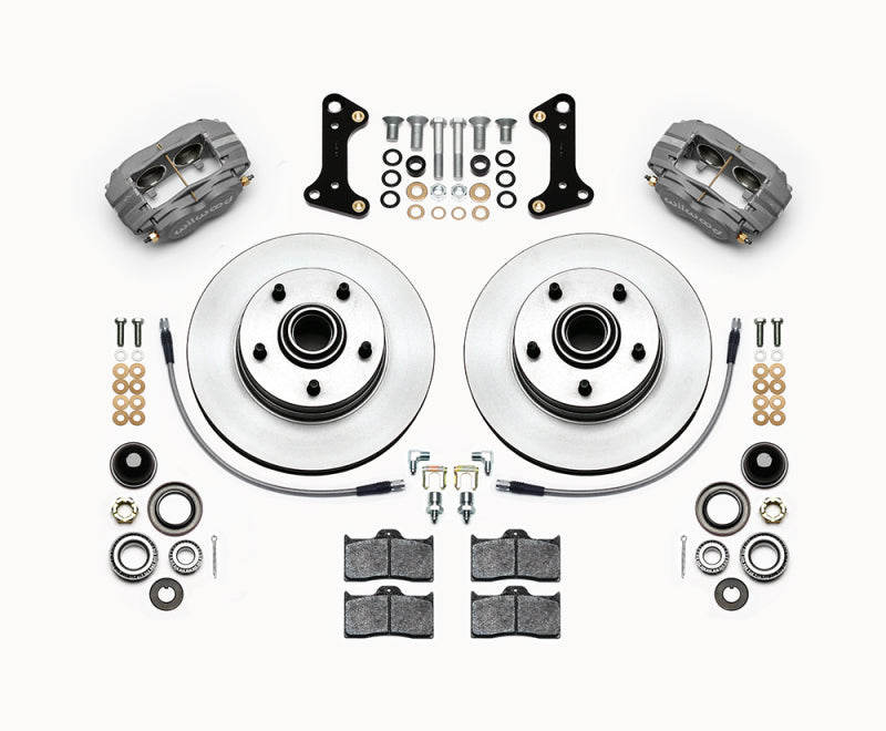 Wilwood 140-15272 - WIL140-15272 - Wilwood Forged Dynalite-M Front Kit 11.00in 1 PC Rotor&Hub 67-69 Camaro 64-72 Nova Chevelle - Shipped in Europe - Tuningsupply.com