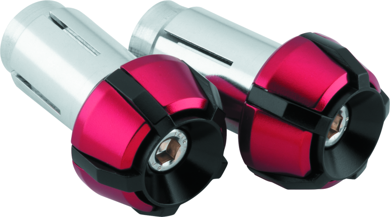 BikeMaster 152152 - BKM152152 - BikeMaster Anti-Vibration Bar Ends - Black/Red - Shipped in Europe - Tuningsupply.com