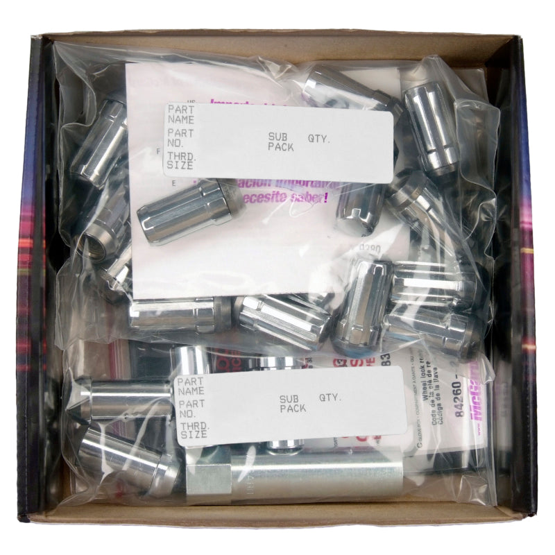 McGard 65540 - MCG65540 - McGard SplineDrive Tuner 5 Lug Install Kit w/Locks & Tool (Cone) 1/2-20 / 13/16 Hex - Chrome - Shipped in Europe - Tuningsupply.com