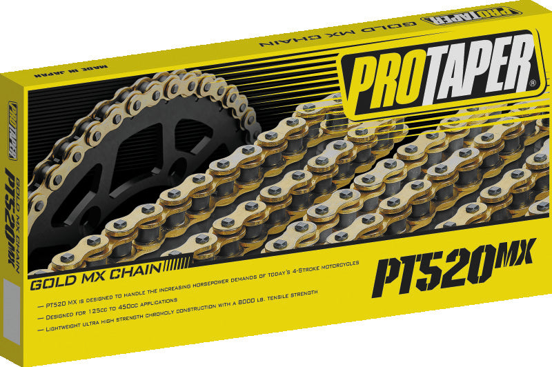 ProTaper 021708 - PTR021708 - ProTaper 520MX1 Gold Series Chain - Shipped in Europe - Tuningsupply.com