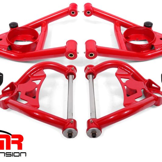 BMR Suspension AA033R - BMRAA033R - BMR 64-72 A-Body Upper And Lower A-Arm Kit - Red - Shipped in Europe - Tuningsupply.com