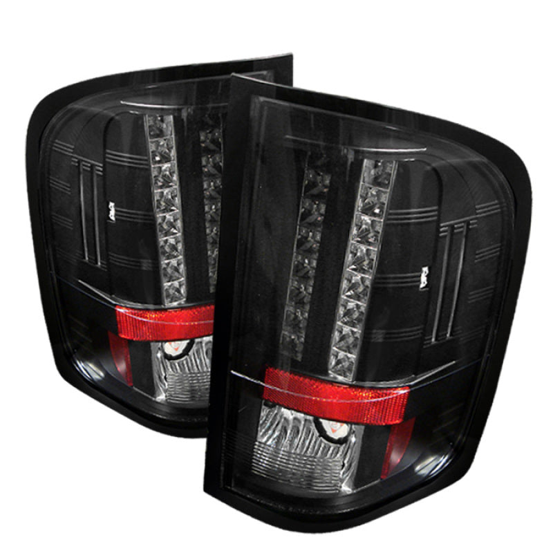 SPYDER 5001771 - SPY5001771 - Spyder Chevy Silverado 07-13 LED Tail Lights Blk ALT-YD-CS07-LED-BK - Shipped in Europe - Tuningsupply.com