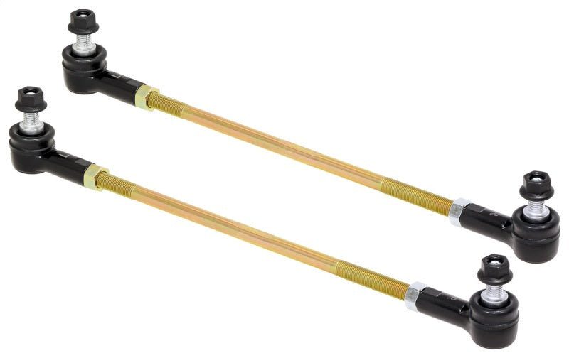 RockJock RJ-203002-101 - ROKRJ-203002-101 - RockJock Adjustable Sway Bar End Link Kit 14in Long Rods w/ Sealed Rod Ends and Jam Nuts pair - Shipped in Europe - Tuningsupply.com