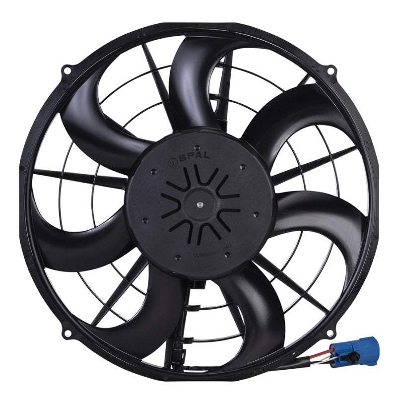 SPAL 30107101-PKG - SPL30107101-PKG - SPAL 500W 16in Drop-In Brushless Fan w/Jumper Harness - Shipped in Europe - Tuningsupply.com