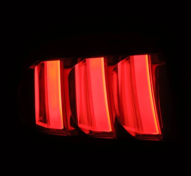 AlphaRex 655020 - ARX655020 - AlphaRex 15-23 Ford Mustang NOVA-Series Prismatic LED Tail Lights Black-Clear - Shipped in Europe - Tuningsupply.com