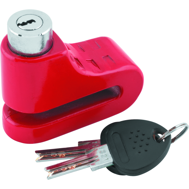 BikeMaster 132246 - BKM132246 - Bully Lock Disc Lock 5.5mm - Red - Shipped in Europe - Tuningsupply.com