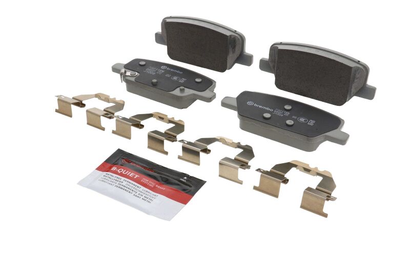 Brembo OE P30118N - BREP30118N - Brembo OE 20-24 Hyundai Palisade/19-20 Santa Fe/20-24 Kia Telluride PRIME Ceramic Brake Pad - Rear - Shipped in Europe - Tuningsupply.com