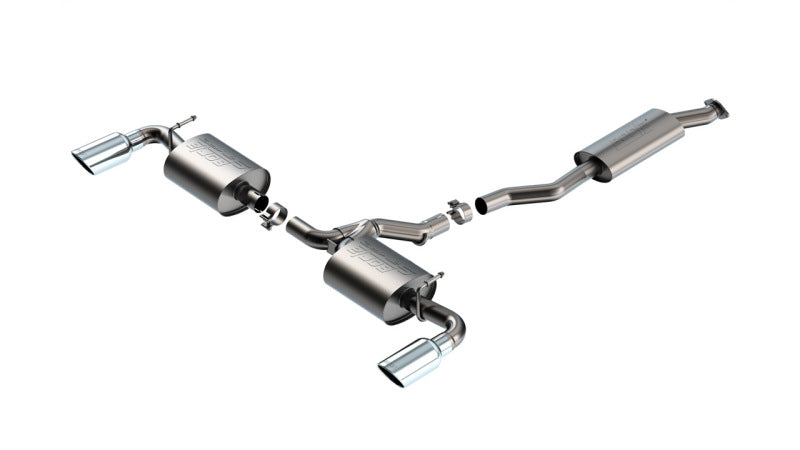 Borla 141009 - BOR141009 - Borla 19-24 Toyota Rav4 (excl. Hybrid) 2.25in S-Type Cat Back Exhaust - Shipped in Europe - Tuningsupply.com