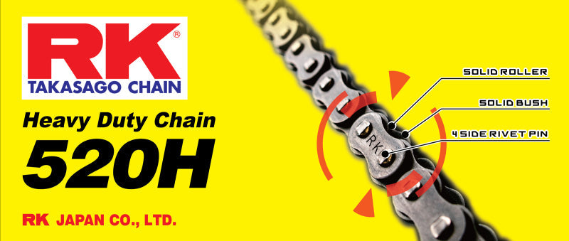 RK Chain 520H-120 - RKC520H-120 - RK Chain 520H-120 - Natural - Shipped in Europe - Tuningsupply.com