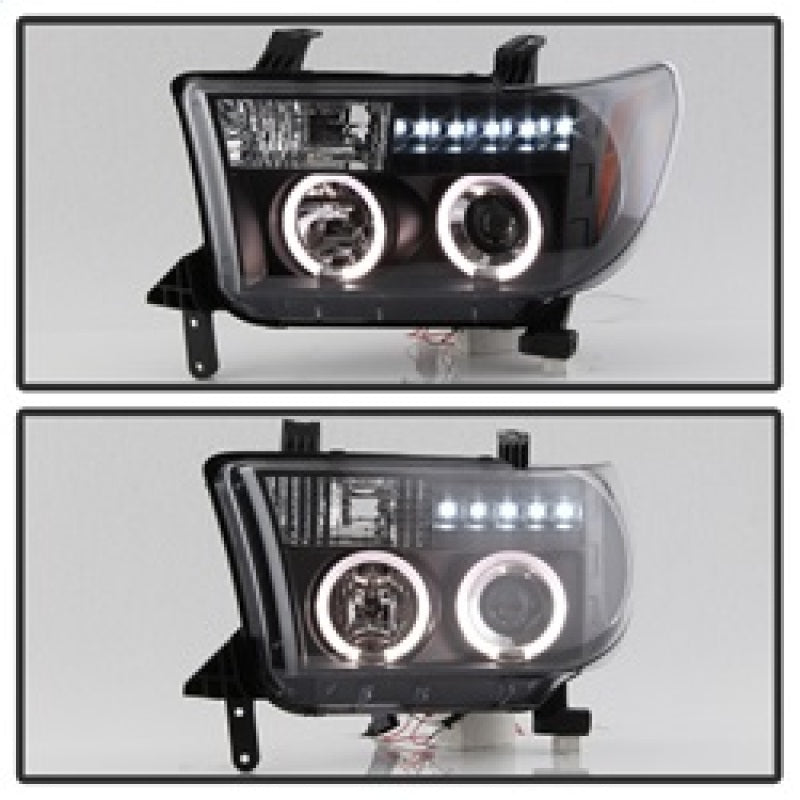 SPYDER 5012029 - SPY5012029 - Spyder Toyota Tundra 07-133 Projector Headlights LED Halo LED Blk PRO-YD-TTU07-HL-BK - Shipped in Europe - Tuningsupply.com