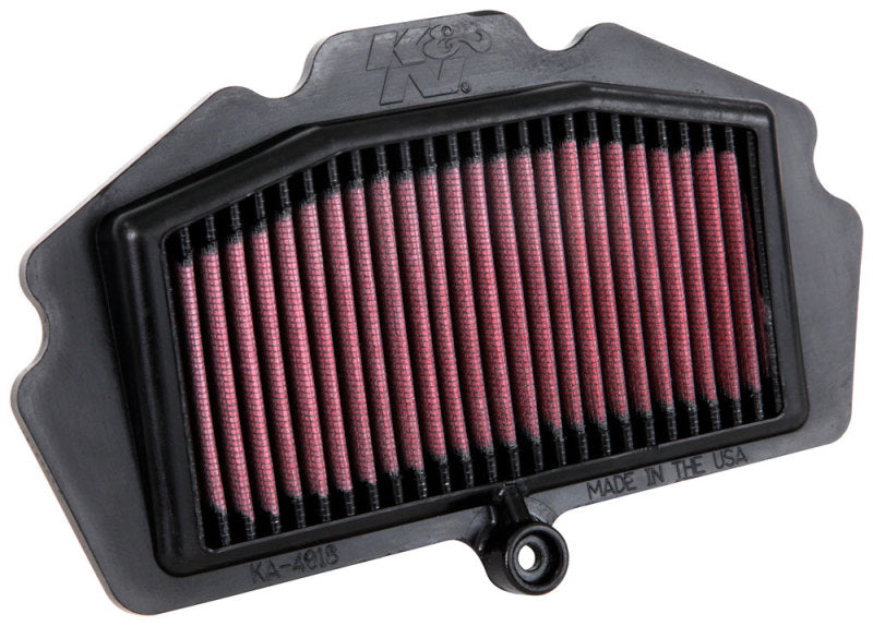 K&N Engineering KA-4018 - KNNKA-4018 - K&N 2018 Kawasaki EX400 Ninja Replacement Air Filter - Shipped in Europe - Tuningsupply.com