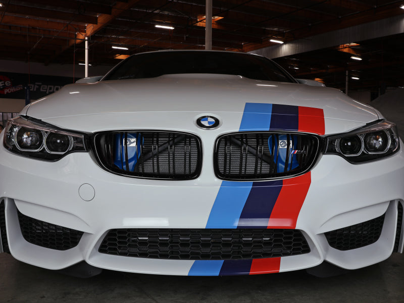 aFe 54-13032SL - AFE54-13032SL - aFe Magnum FORCE Dynamic Air Scoop 15-18 BMW M3/15-20 M4 - Blue - Shipped in Europe - Tuningsupply.com