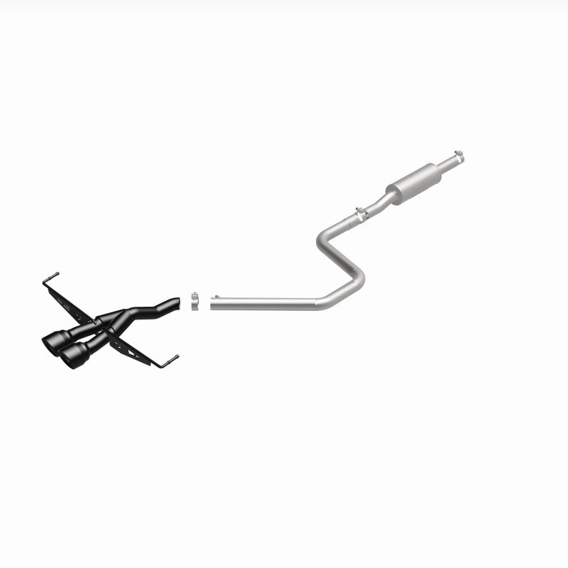 Magnaflow 19455 - MAG19455 - MagnaFlow 2019 Hyundai Veloster 1.6L 2.5in Center Exit Stainless Steel Cat-Back Exhaust w/Blk Tips - Shipped in Europe - Tuningsupply.com