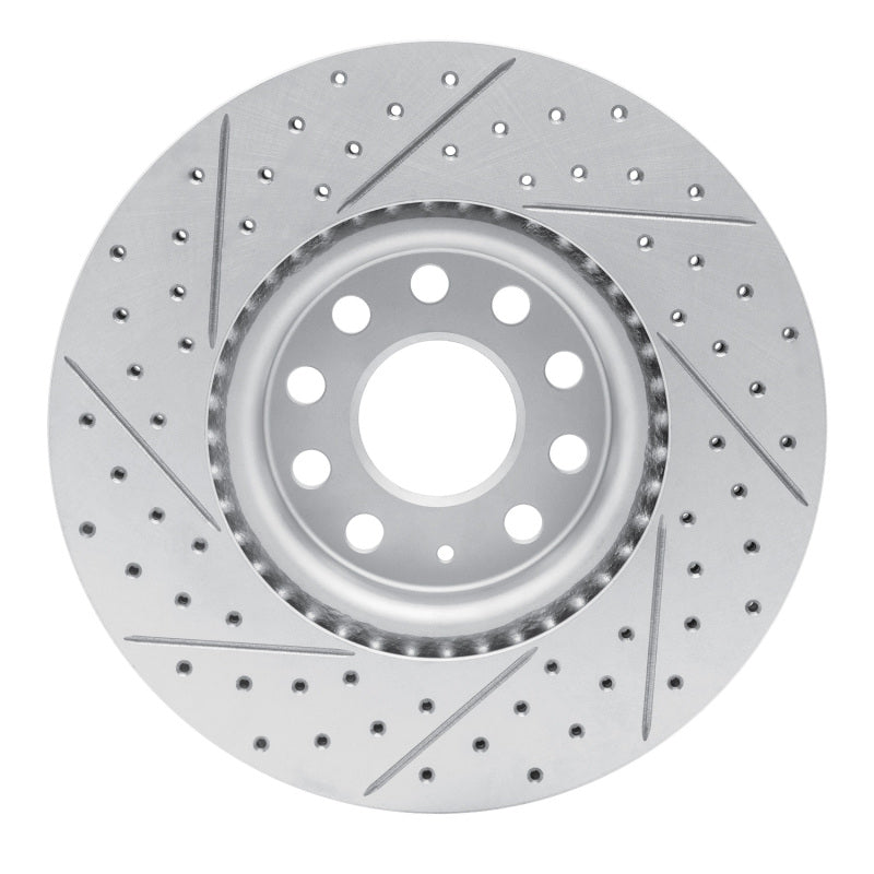 R1 Concepts 830-74053R - RNC830-74053R - R1 05-25 Audi Tt Front Right Drilled & Slotted Geo-Carbon Rotor - Shipped in Europe - Tuningsupply.com