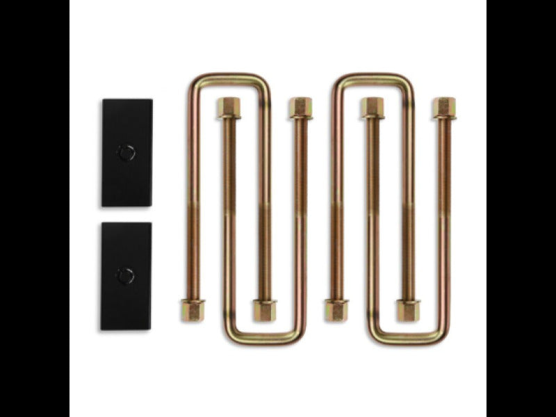 Cognito 110-91031 - COG110-91031 - Cognito 11-24 Chev Silv/Sierra 2500/3500 HD 2WD/4WD 1in Block and 16in U-bolt Kit (steel/straight) - Shipped in Europe - Tuningsupply.com