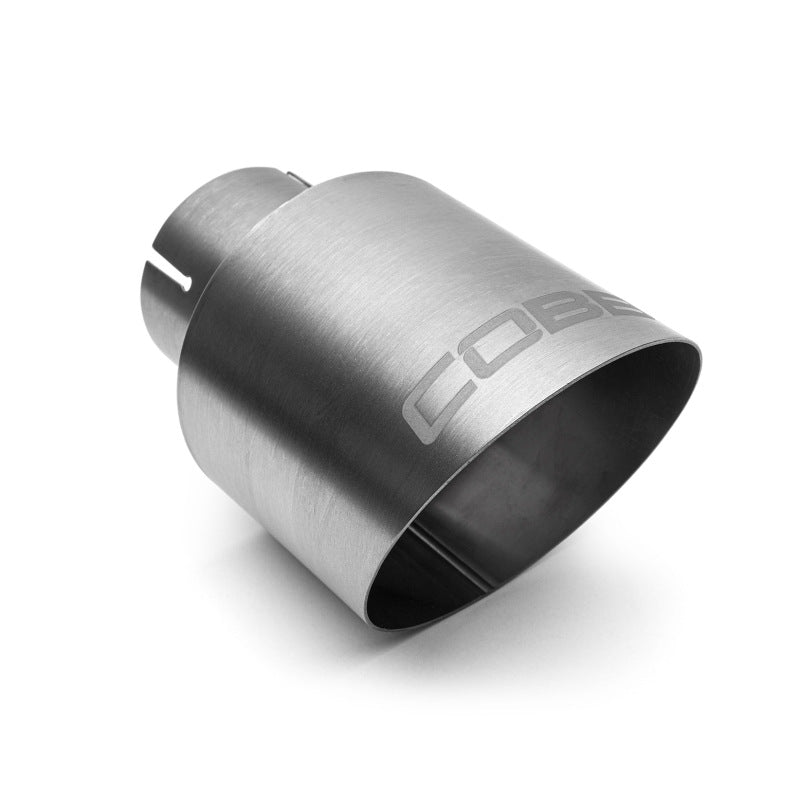 COBB 5V2150-NB - COBB5V2150-NB - Cobb Volkswagen GTI MK7/MK7.5/MK8 Brushed Titanium Tip Kit - Shipped in Europe - Tuningsupply.com