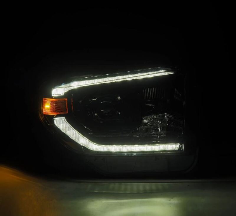 AlphaRex 880839 - ARX880839 - AlphaRex 14-21 Toyota Tundra PRO-Series Projector Headlights Black w/Seq. Sig. + DRL - Shipped in Europe - Tuningsupply.com
