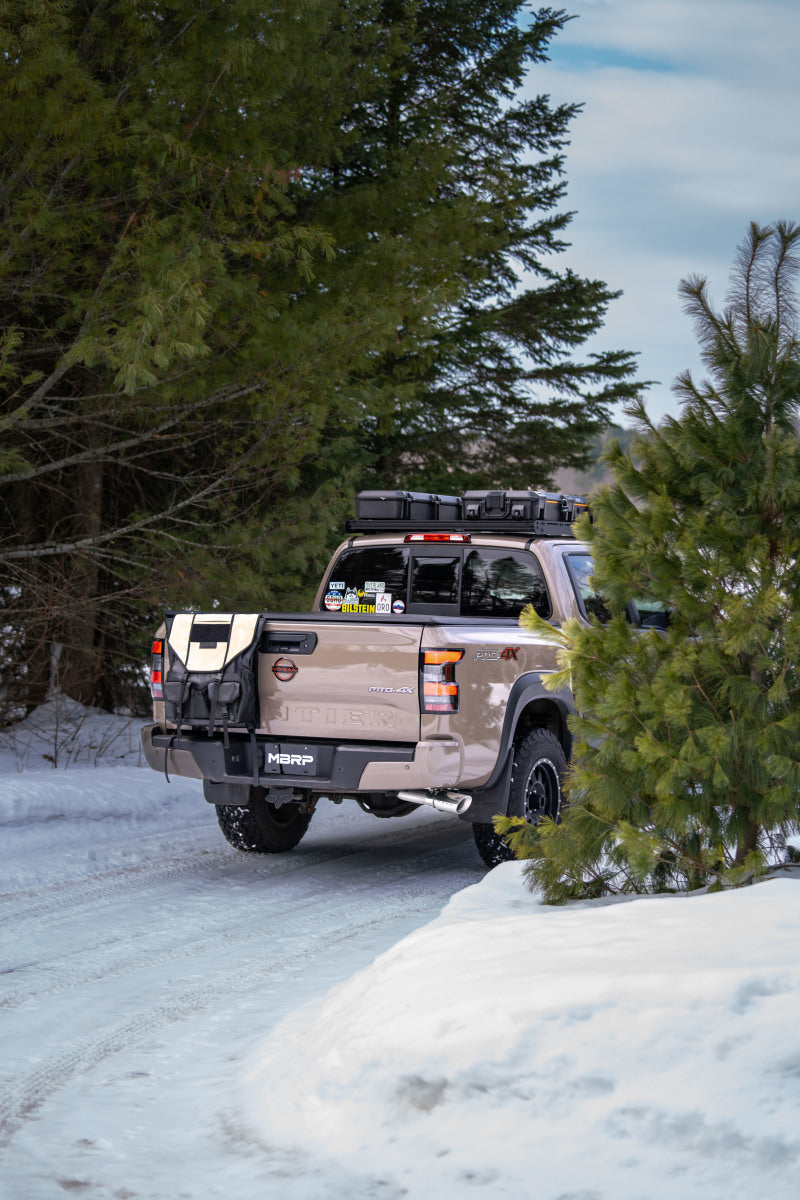 MBRP PS5407AL - MBRPS5407AL - MBRP 22-23 Nissan Frontier 3.8L 3in Tip 3in Cat Back Single Side Exit Street Profile - Aluminized - Shipped in Europe - Tuningsupply.com