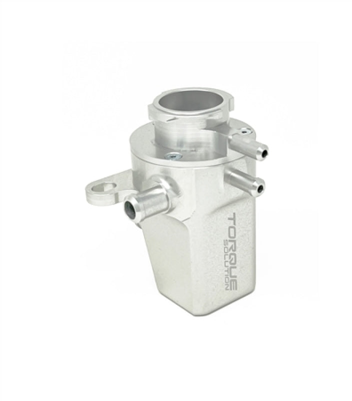 Torque Solution TS-SU-679S - TQSTS-SU-679S - Torque Solution Coolant Expansion Tank: Subaru WRX 02-07 / STI 04-22 / Forester XT 04-08 - Silver - Shipped in Europe - Tuningsupply.com