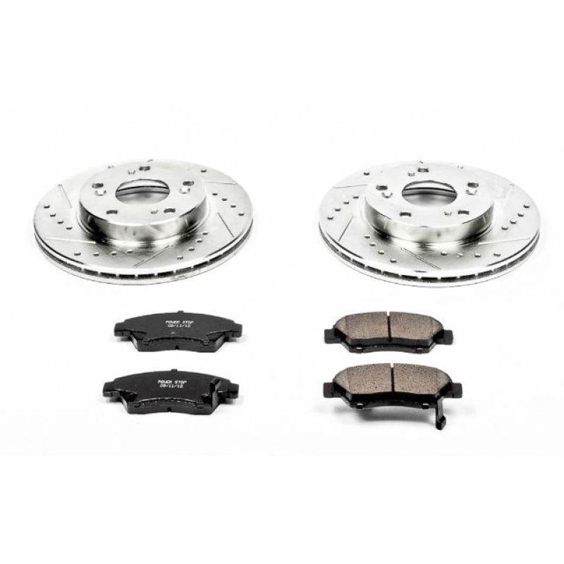 PowerStop K2386 - PSBK2386 - Power Stop 02-06 Acura RSX Front Z23 Evolution Sport Brake Kit - Shipped in Europe - Tuningsupply.com