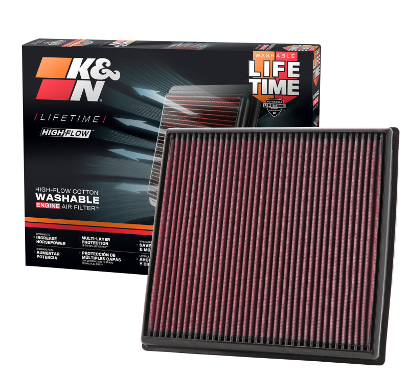K&N Engineering 33-2428 - KNN33-2428 - K&N Replacement Air Filter BMW X6 3.0L; 08-09 - Shipped in Europe - Tuningsupply.com