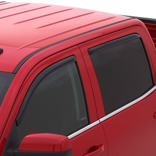 AVS 194536 - AVS194536 - AVS 15-18 Chevy Silverado 2500 Crew Cab Ventvisor Front & Rear Window Deflectors 4pc - Smoke - Shipped in Europe - Tuningsupply.com
