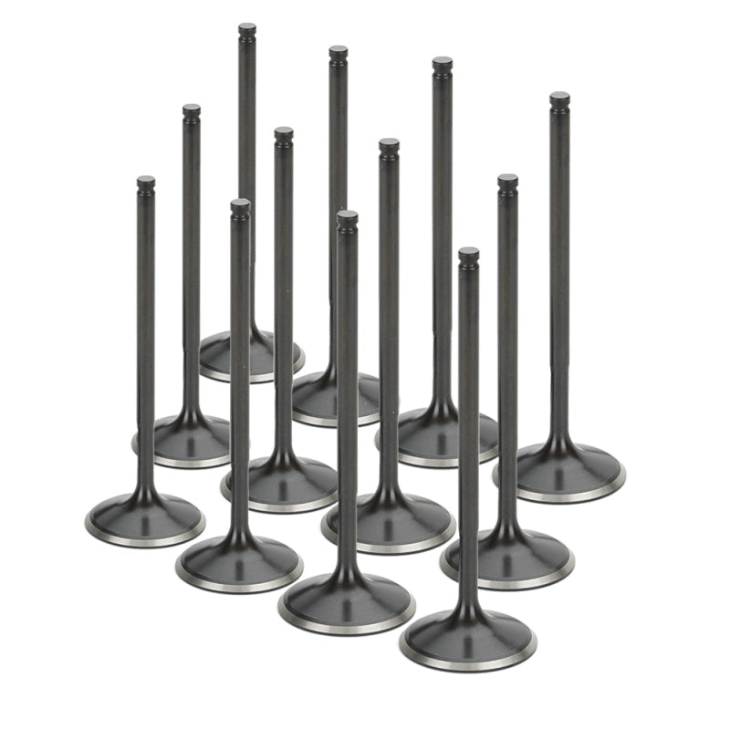 Supertech NIVN-1070-12 - SPTNIVN-1070-12 - Supertech Nissan VR30DDTT 333.5x5.47x101mm Black Nitrided Intake Valve - Set of 12 - Shipped in Europe - Tuningsupply.com