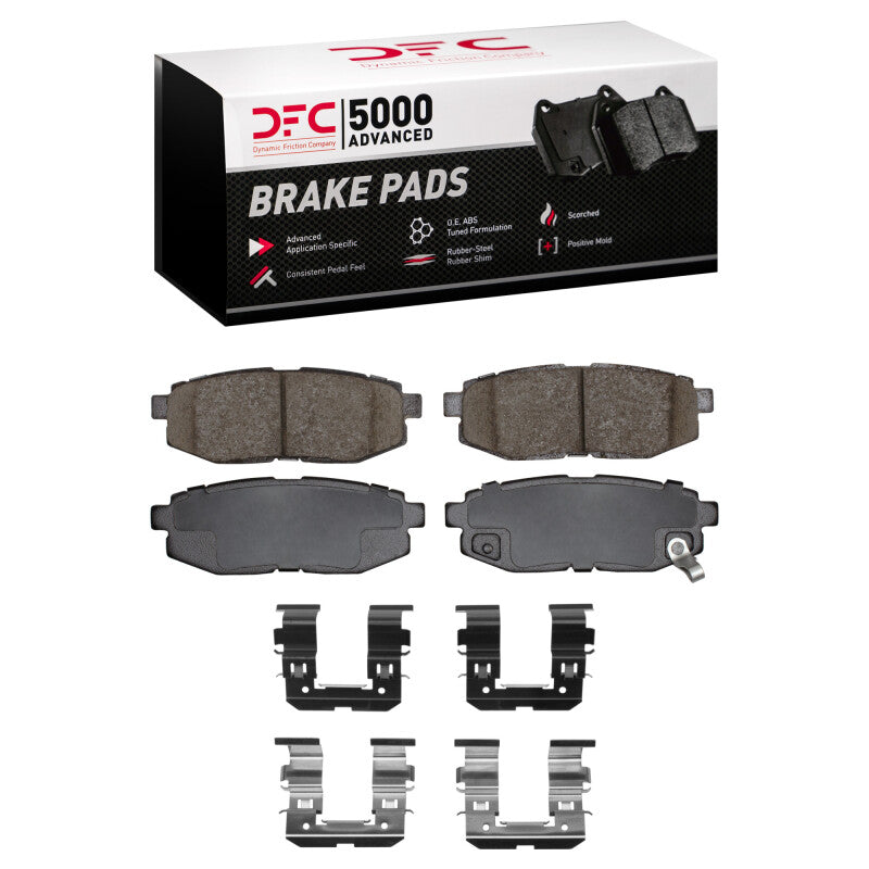 DFC 1551-1124-01 - DFC1551-1124-01 - DFC 06-25 Scion FR-S Rear 5000 Advanced Ceramic Brake Pads and Hardware Kit - Shipped in Europe - Tuningsupply.com