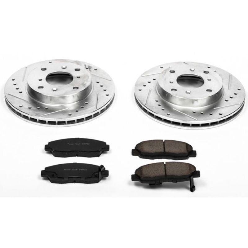 PowerStop K1239 - PSBK1239 - Power Stop 98-99 Acura CL Front Z23 Evolution Sport Brake Kit - Shipped in Europe - Tuningsupply.com