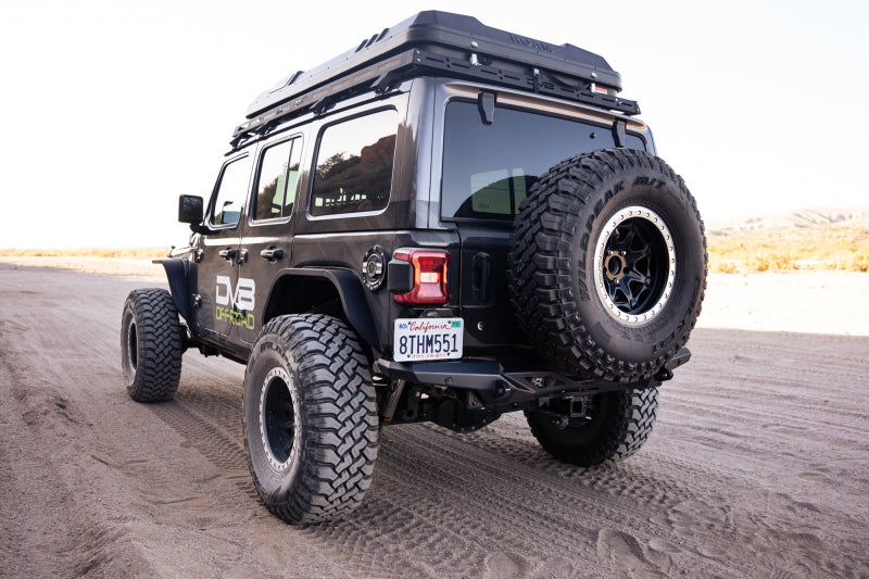 DV8 Offroad RBJL-09 - DVERBJL-09 - DV8 Offroad 18-23 Wrangler JL Spec Series Rear Bumper - Shipped in Europe - Tuningsupply.com