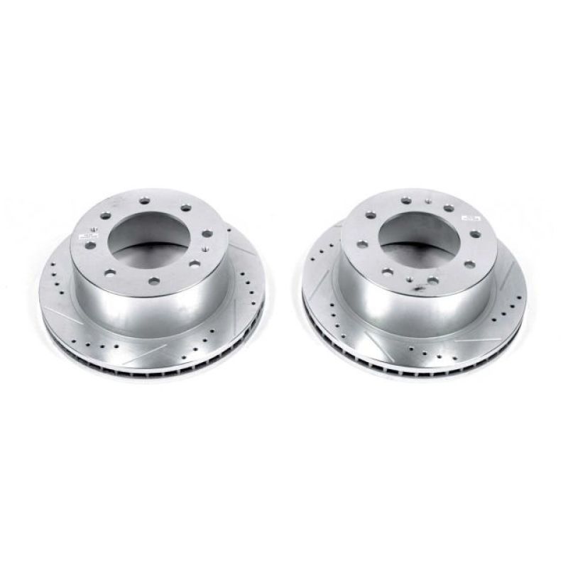 PowerStop AR82155XPR - PSBAR82155XPR - Power Stop 11-20 GMC Sierra 3500 HD Rear Drilled & Slotted Rotor - Pair - Shipped in Europe - Tuningsupply.com