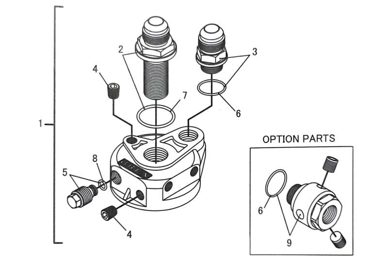 GReddy 12401139 - GRE12401139 - GReddy Type G Oil Block Assembly .75x16 AN10 - Shipped in Europe - Tuningsupply.com