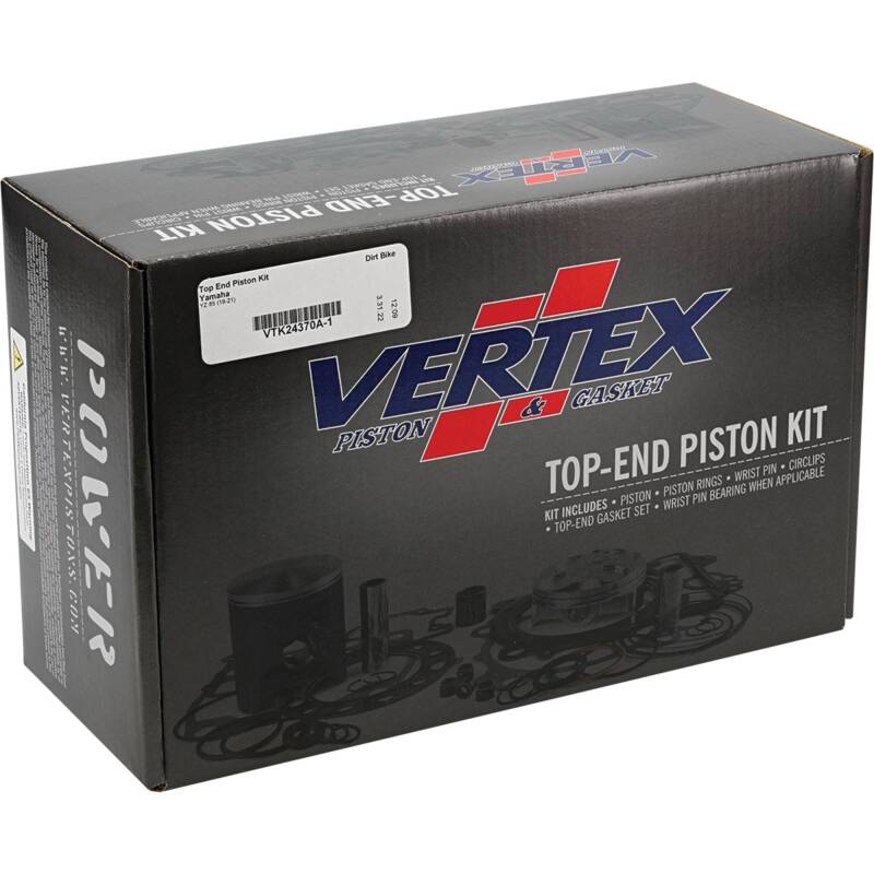Vertex Pistons - VEPVTK24370A-1 - Vertex Piston 19-23 Yamaha YZ 85 85cc Top End Piston Kit - Shipped in Europe - Tuningsupply.com