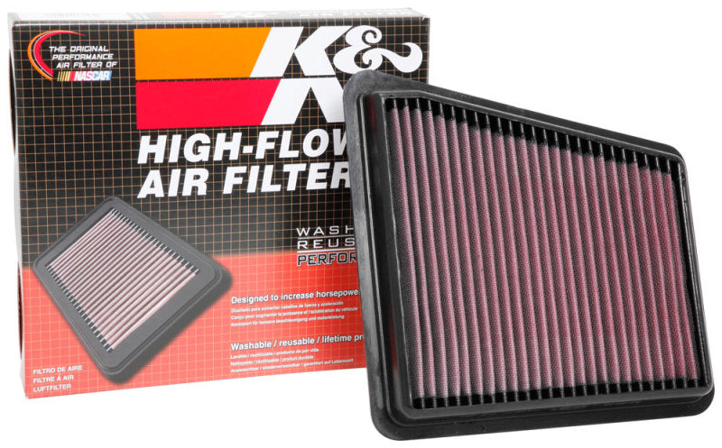 K&N Engineering 33-5073 - KNN33-5073 - K&N 2018 Kia Stinger L4-2.0L F/I Replacement Drop In Air Filter - Shipped in Europe - Tuningsupply.com